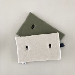 Le dessous de plats en lin et ouate de fibres recyclées PAïSAN