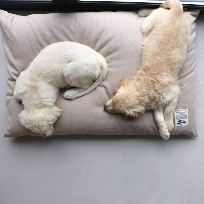 Coussin pour animaux PAïSAN en laine, lin et coton