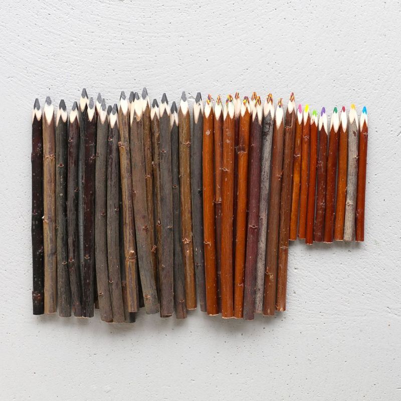 Les crayons en bois d'osier PAïSAN