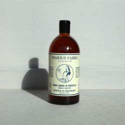 Savon de Marseille liquide pour le corps et le visage - Parfum zestes d'oranges