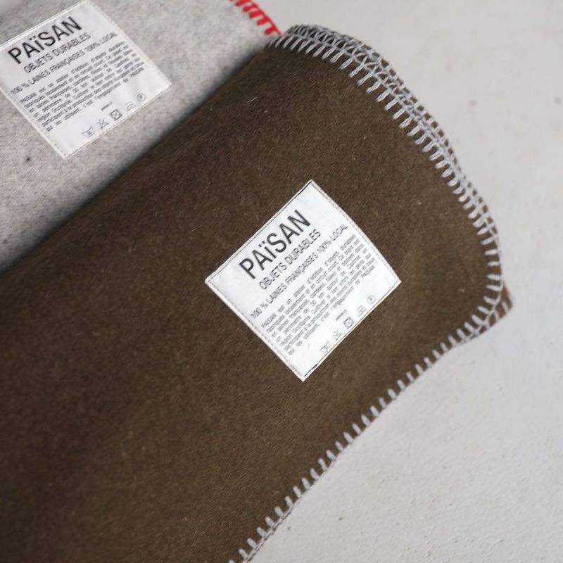 Le plaid en pures laines vierges françaises PAïSAN