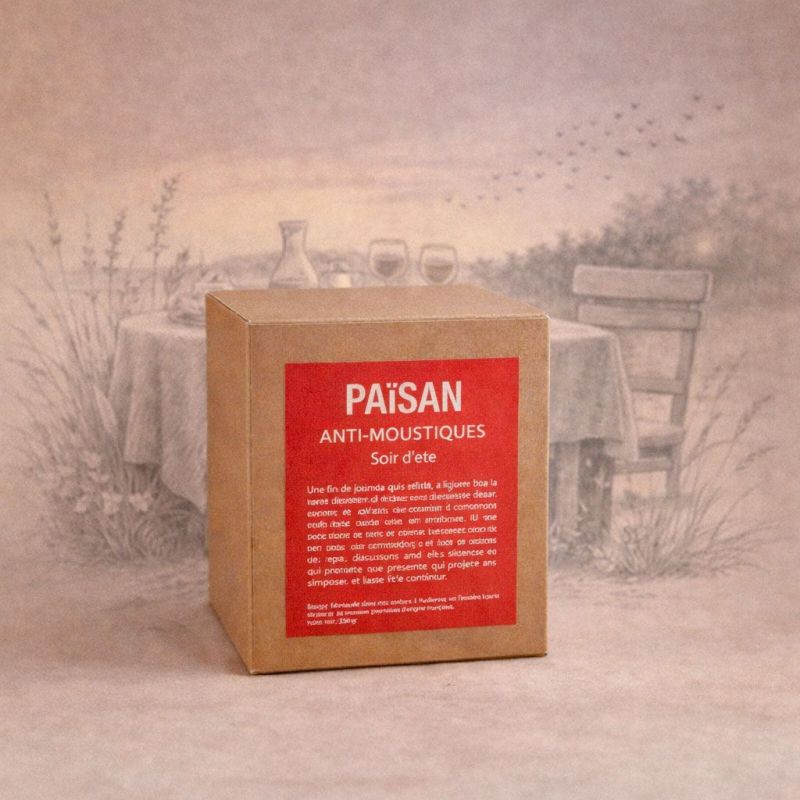 Bougie parfumée anti-moustiques PAïSAN