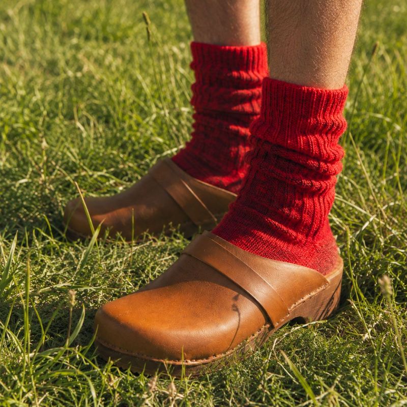 Sabot en cuir et bois Rivalin