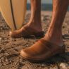 Sabot en cuir et bois Rivalin