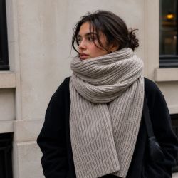 Écharpe en laine mérinos