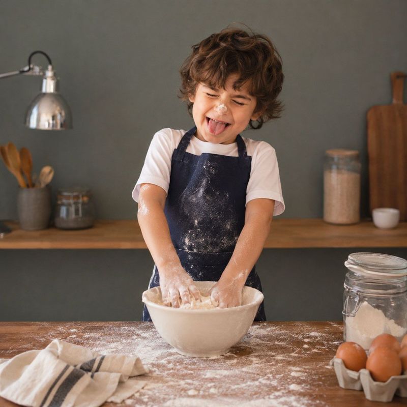 Le tablier en lin PAïSAN pour enfant