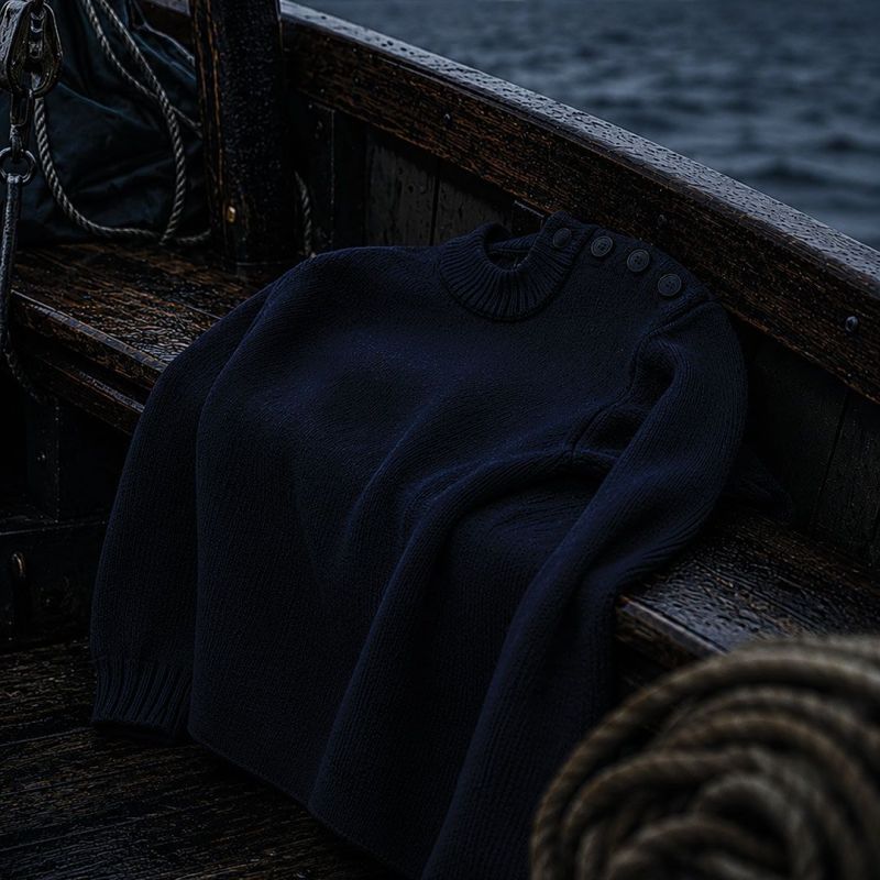 PAïSAN x Royal Mer - Pull marin "Le Bleu" 100% laine Mérinos française