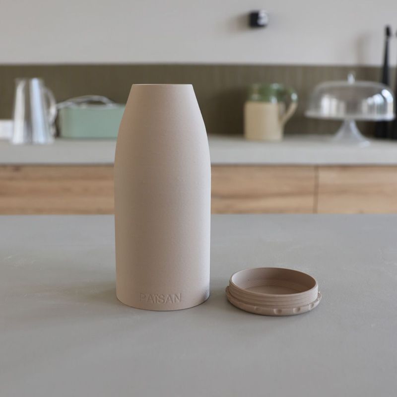 Cache bouteille de lait en amidon de maïs PAïSAN