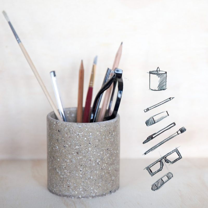 La bougie parfumée dans son pot en matières recyclées PAïSAN